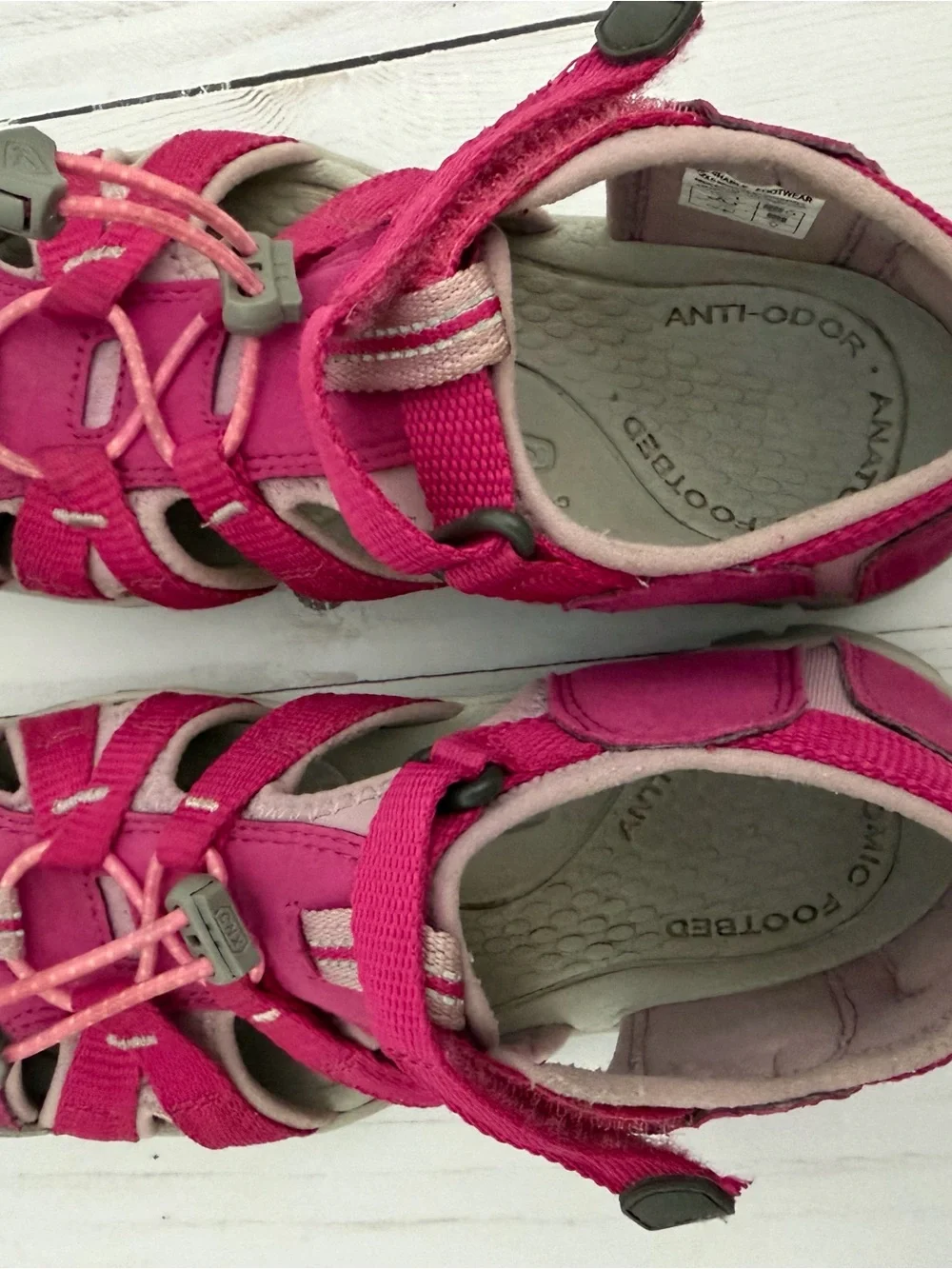 Kids Pink Keen Sandals - Breathable Outdoor Play Shoes